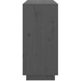  Komoda siva 111 x 34 x 75 cm od masivne borovine | shoptok.hr