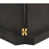  Zidna polica tamnosmeđa 120x60x(2-6) cm od obrađene hrastovine | shoptok.hr
