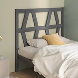 Maison Chic posteljno vzglavje - vzglavna omarica - nočna omarica sivo 106x4x100 cm trdna borovina, (21705300) | Shoptok.si