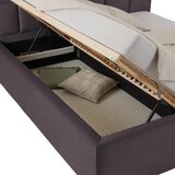 Premium Living Oblazinjena Postelja Bogner, Rjava, 180x200 | Shoptok.si