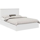 Postelja s shranjevanjem Bela 140 x 200 cm Konstruiran les, (5000106387) | Shoptok.si