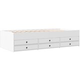  The Living Store Dnevna postelja s predali bela 100x200 cm inženirski les - Dnevna Postelja, (21497700) | Shoptok.si
