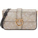 Pinko Torba za čez ramo 'LOVE ONE' zlata / črna / srebrna | Shoptok.si