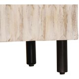  Strani šal Bel pranje finiš 60 x 33,5 x 75 cm Masiven les manga, (5000113236) | Shoptok.si