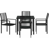  Vrtni set za objed 5 kom. Crna Čelik s prahom premazan | shoptok.hr