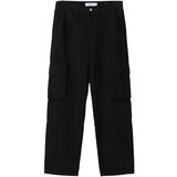 Bershka Kargo hlače črna | Shoptok.si