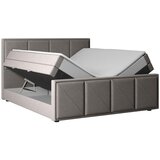 MID.YOU POSTELJA BOXSPRING 180 cm x 200 cm , leseni material svetlo siva | Shoptok.si