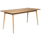 White Label Jedilna miza v hrastovem dekorju 90x180 cm Fabio – | Shoptok.si