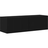  Komplet TV omaric 3 pcs Črna Konstruiran les - - črna - 57.12 - 30 x 31 x 100 cm - 2025-vidaXL-Uvoz_2 | Shoptok.si