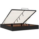  Otomanski okvir kreveta s madracima crni 200x200cm umjetna koža | shoptok.hr