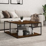 vidaXL Stenske police 4 kosi dimljeni hrast 80x50x1,5 cm inž. les | Shoptok.si