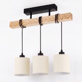 Brilagi plafonska visilica nubila 3xE27/60W/230V borovina/krem | Eponuda.com