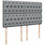  Krevet box spring s madracem svjetlosiva 160x200 cm tkanina | shoptok.hr