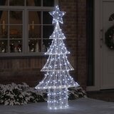  Božićno drvce s 240 LED svjetlima Hladna bijela 180 cm Akril | Eponuda.com