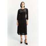 Monnari Woman's Dresses Women's Dress With Velor Pattern Multi Black | shoptok.hr