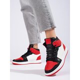 SHELOVET High sneakers red | shoptok.hr