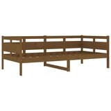  Dnevni ležaj od masivne borovine smeđa boja meda 90 x 190 cm | shoptok.hr