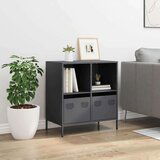 vidaXL Komoda antracit 68x39x73,5 cm hladno valjano jeklo | Shoptok.si