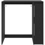  Ormar za perilicu rublja s pohranom Crni hrast 87 x 60 x 89 cm | shoptok.hr