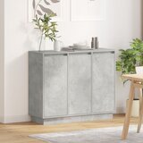 vidaXL Sideboard s LED-om u betonskoj sivoj boji 90x32x75 cm od konstruiranog drveta | shoptok.hr