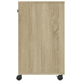  Stalak za pisač s kotačima boja hrasta sonome 60 x 40 x 68,5 cm | shoptok.hr