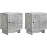 Noćni ormar 2 pcs Betonska siva 43 x 34,5 x 50 cm | shoptok.hr