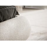 Maison de Rêve Kremno bela oblazinjena zakonska postelja s prostorom za shranjevanje z letvenim dnom 160x200 cm Maumere – | Shoptok.si