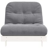  Futon na razvlačenje s madracem bijeli 90x206x11 cm borovina | Eponuda.com
