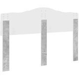  Uzglavlje s uzglavljem Betonski sivi 160 cm Konstruirano drvo | shoptok.hr