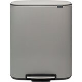 Brabantia Koš za odpadke s pedalom Bo, 2 x 30L - Mineral Concrete Grey Cene