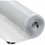 vidaXL Prozorna ponjava z očesci 2x12 m polietilen | Shoptok.si