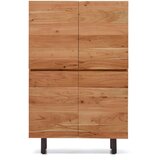 Kave Home Komoda iz masivne akacije v naravni barvi 100x155x40,5 cm Uxue – Cene