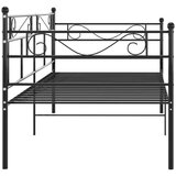  Posteljni okvir črn kovinski 90x200 cm, (20606261) | Shoptok.si