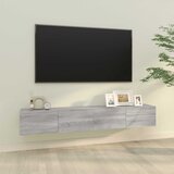  Zidni TV ormarići 2 kom boja sivog hrasta 100x30x30 cm drveni | shoptok.hr