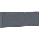 vidaXL Vzglavna stranica temno siva 140 cm žamet | Shoptok.si