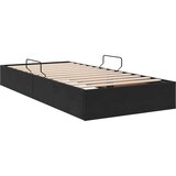  Ottomanska Okvir za krevet s pohranom s pohranom Baršun - Crna 90 x 200 cm | shoptok.hr