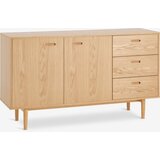  Komoda 2 vrata natur hrast | ePonuda.com