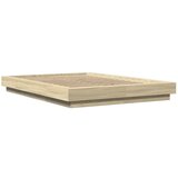  The Living Store Posteljni okvir z LED lučkami sonoma hrast 120x200 cm inž. les - Posteljni Okvir, (21495795) | Shoptok.si