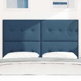  Uzglavlje s gumbićima plavo 160 cm tkanina | shoptok.hr