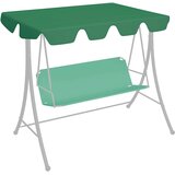  Zamjenski krov za vrtnu ljuljačku zeleni 150/130 x 105/70 cm | shoptok.hr