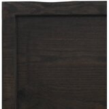 Stolna ploča tamnosmeđa 100x60x(2-4) cm obrađena masivna hrast | shoptok.hr