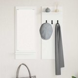  Vješalica za kapute na zidu s policom Bijelo 70 x 10 x 90 cm | shoptok.hr