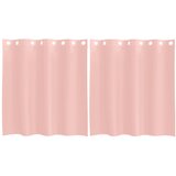 Voile zavjese s ušicama 2 kom narančaste 140x140 cm | Eponuda.com