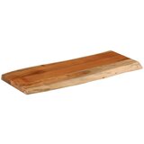 vidaXL Stolna ploča 90x40x3 8 cm pravokutna bagremovo drvo živi rub | shoptok.hr