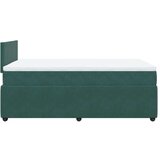 Box spring krevet s madracem tamnozeleni 120x200 cm baršunasti | shoptok.hr