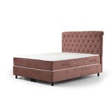 Hanah home Sonata Set 90 x 190 v3 - Dusty Rose Dusty Rose Single Mattress, Base & Headboard Cene