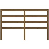  Posteljno vzglavje medeno rjavo 146x4x100 cm trdna borovina, (20648010) | Shoptok.si