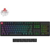 KEYCHRON K10 QMK (Version 2) Brezžična mehanska tipkovnica RGB LED / Super Switch (Hot-Swappable) Red / K10X-J1, (22104484) Cene