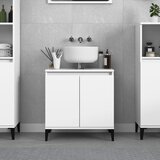 vidaXL Omarica za umivalnik bela 58x33x60 cm inženirski les Cene