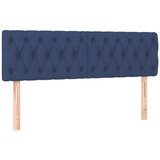 Krevet box spring s madracem LED plavi 160x200 cm od tkanine | Eponuda.com